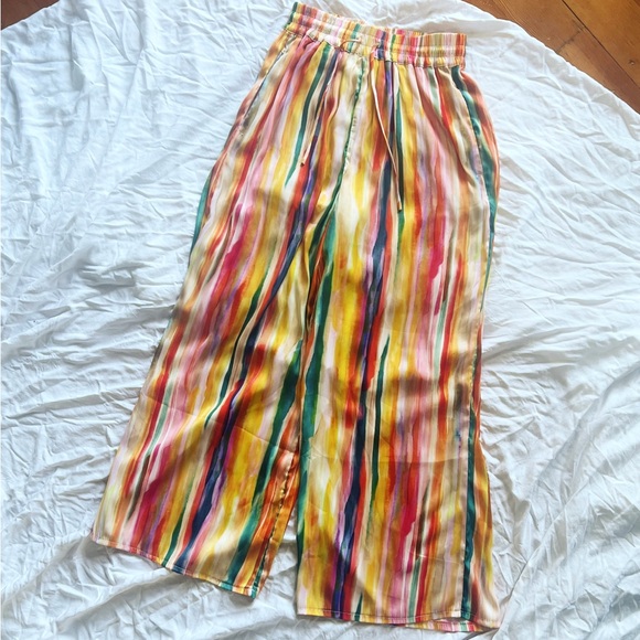 💖Dynamite // Wide Leg Watercolour Pants💖 - Picture 3 of 8